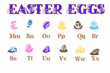 Easter Eggs by KinnareeART — Dingbats Font — thumbnail 3