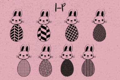 Easter Eggs by Minimalistartstudio — Dingbats Font — thumbnail 3