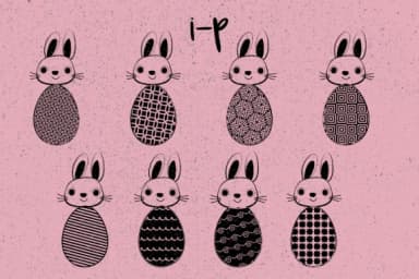 Easter Eggs by Minimalistartstudio — Dingbats Font — thumbnail 6