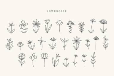 Easter Flower by CraftedType Studio — Dingbats Font — thumbnail 3