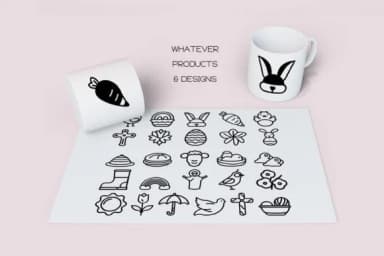 Easter Icons by WADLEN — Dingbats Font — thumbnail 6