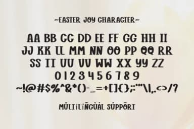 Easter Joy by Letterayu — Slab Serif Font — thumbnail 6