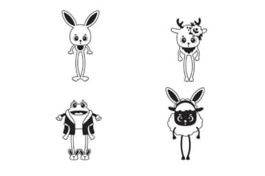 Easter Long Legs Dingbats by Illustration Ink — Dingbats Font — thumbnail 5