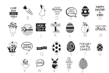 Easter Long Legs by Illustration Ink — Dingbats Font — thumbnail 4