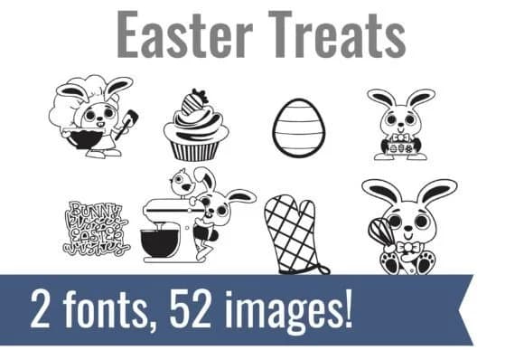 Easter Treats Dingbats by Illustration Ink — Dingbats Font