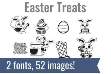 Easter Treats Dingbats by Illustration Ink — Dingbats Font — thumbnail 1