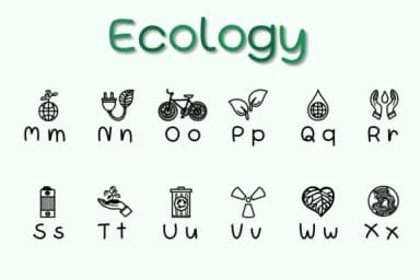 Ecology by Chonada — Dingbats Font — thumbnail 3