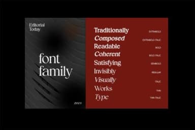 Editorial by uicreativenet — Slab Serif Font — thumbnail 7
