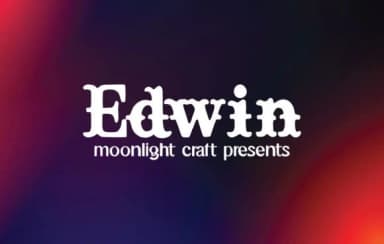 Edwin by moonlight craft — Slab Serif Font — thumbnail 1