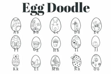 Egg Doodle by Suphitchaya — Dingbats Font — thumbnail 2