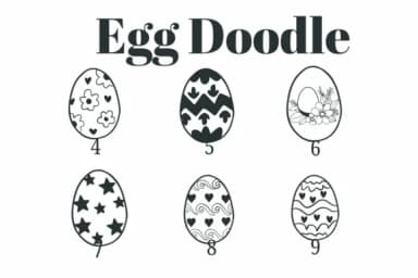 Egg Doodle by Suphitchaya — Dingbats Font — thumbnail 4