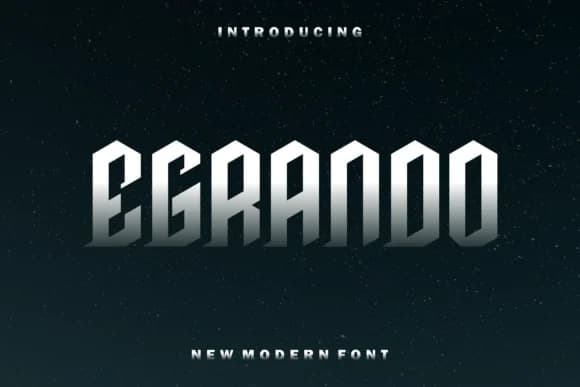Egrando by prayoga_std — Slab Serif Font