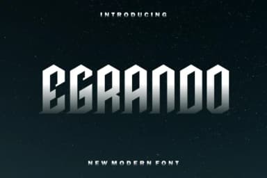 Egrando by prayoga_std — Slab Serif Font — thumbnail 1