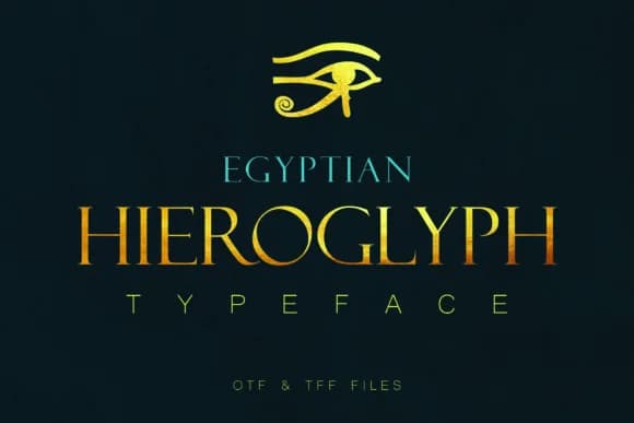 Egyptian Hieroglyph by denestudios — Dingbats Font