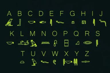 Egyptian Hieroglyph by denestudios — Dingbats Font — thumbnail 4