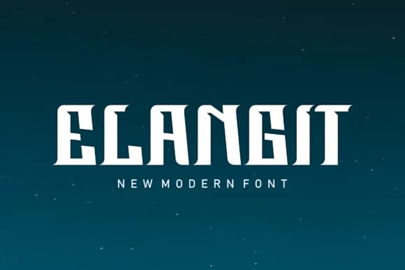 Elangit by prayoga_std — Slab Serif Font