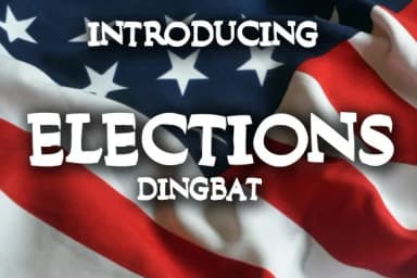 Elections by vladimirnikolic — Dingbats Font — thumbnail 1