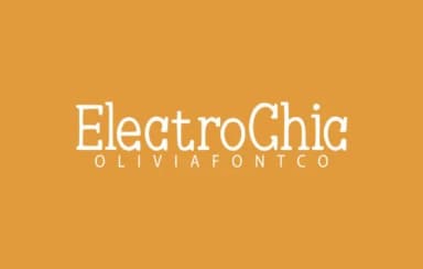 Electrochic by OliviaFontCo — Slab Serif Font — thumbnail 1