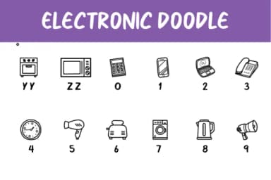 Electronic Doodle by Chonada — Dingbats Font — thumbnail 4