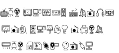 Electronics by YandiDesigns — Dingbats Font — thumbnail 6