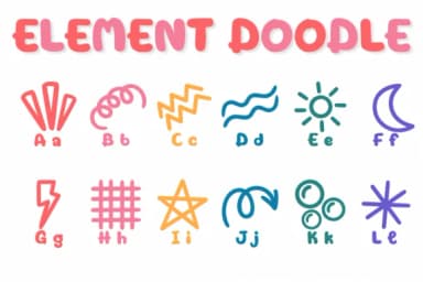 Element Doodle by Chonada — Dingbats Font — thumbnail 2
