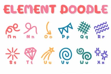 Element Doodle by Chonada — Dingbats Font — thumbnail 3