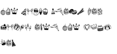 Elements Birthday by Sontaya — Dingbats Font — thumbnail 8