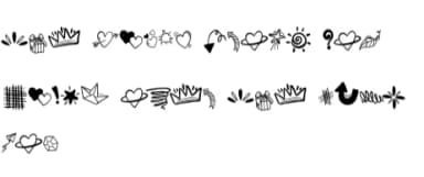 Elements Drawing by Sontaya — Dingbats Font — thumbnail 8