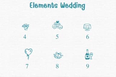 Elements Wedding by Sontaya — Dingbats Font — thumbnail 4