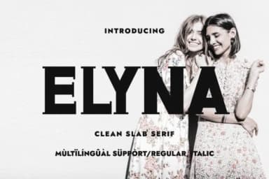 Elyna by Minimalistartstudio — Slab Serif Font — thumbnail 1