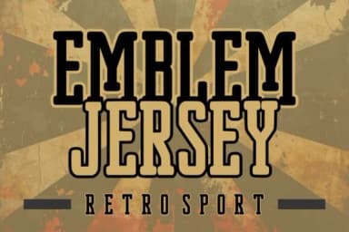 Emblem Jersey by riki.studio — Slab Serif Font — thumbnail 2