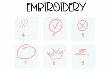 Embroidery by Sirinart — Dingbats Font — thumbnail 4