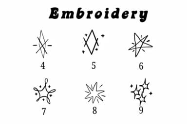 Embroidery by Suphitchaya — Dingbats Font — thumbnail 4