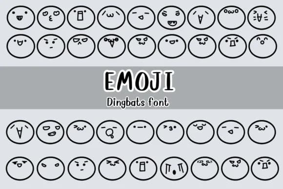 Emoji by Nongyao — Dingbats Font