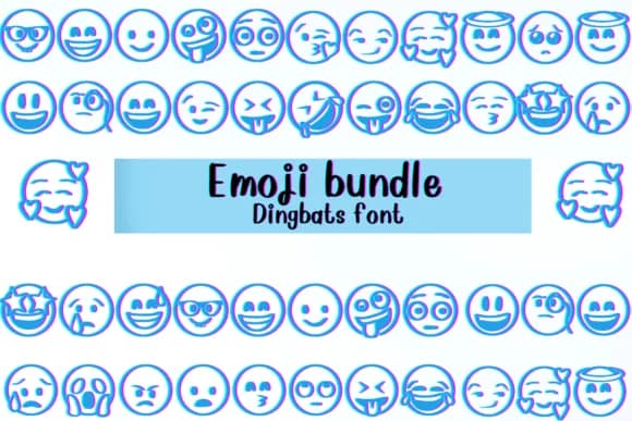 Emoji Bundle by Nongyao — Dingbats Font