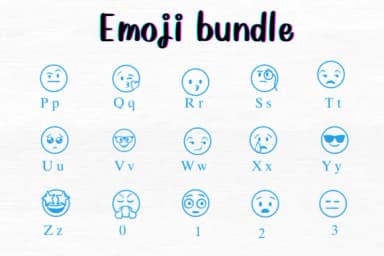 Emoji Bundle by Nongyao — Dingbats Font — thumbnail 3