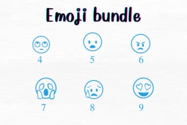 Emoji Bundle by Nongyao — Dingbats Font — thumbnail 4