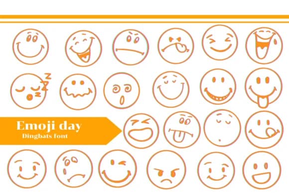 Emoji Day by Apiwat Type — Dingbats Font