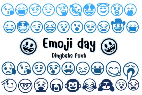 Emoji Day by Nongyao — Dingbats Font