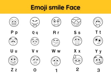 Emoji Smile Face by Nun Sukhwan — Dingbats Font — thumbnail 3