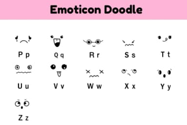 Emoticon Doodle by Nun Sukhwan — Dingbats Font — thumbnail 3
