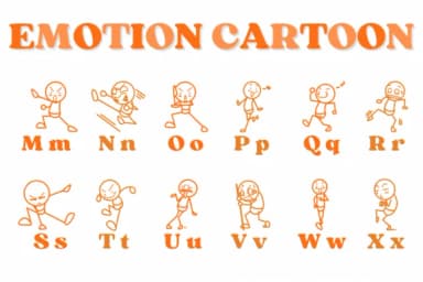 Emotion Cartoon by Chonada — Dingbats Font — thumbnail 3
