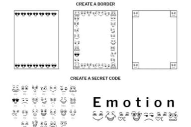 Emotion Doodle by digitalplannerland — Dingbats Font — thumbnail 6