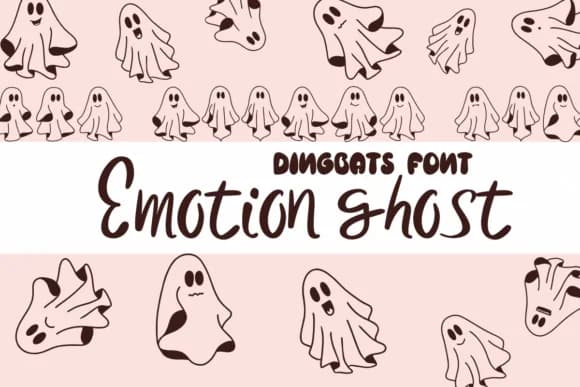 Emotionghost by Sirinart — Dingbats Font