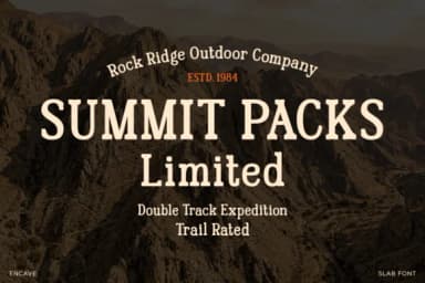 Encave by Font Liner — Slab Serif Font — thumbnail 3