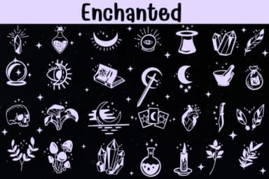 Enchanted by Sontaya — Dingbats Font — thumbnail 1