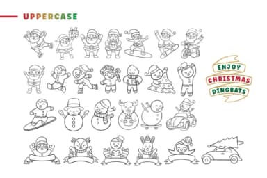 Enjoy Christmas by Situjuh — Dingbats Font — thumbnail 4