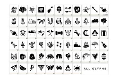 Enjoyment by YandiDesigns — Dingbats Font — thumbnail 2