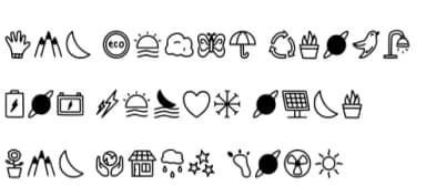 Environment by YandiDesigns — Dingbats Font — thumbnail 6