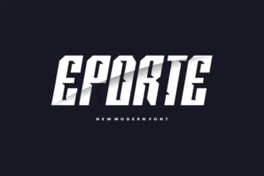 Eporte by prayoga_std — Slab Serif Font — thumbnail 1